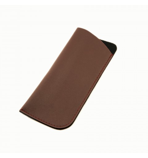 LEATHER BROWN POUCH