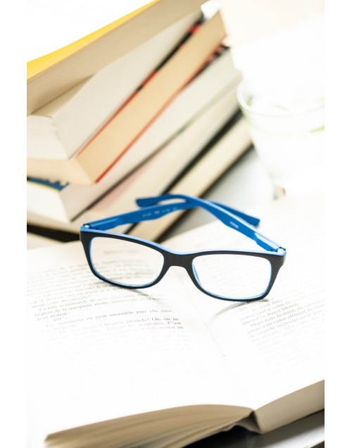 BLACK & BLUE - Reading glasses black & blue (ref: 7095)