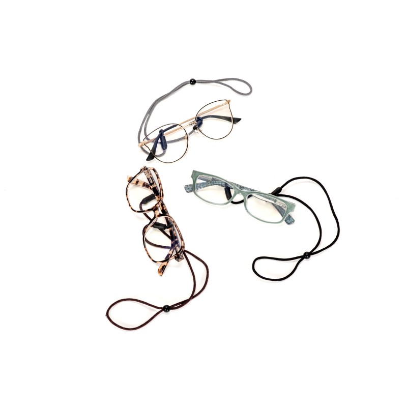 Cordão para óculos de nylon – Castanho