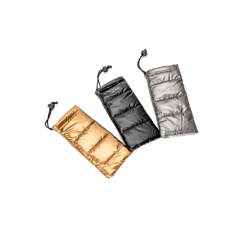 Funda protectora acolchada para gafas – dorada.