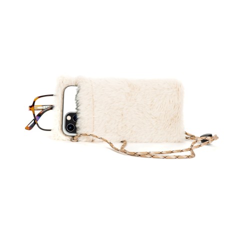 Funda polar para gafas – blanca.
