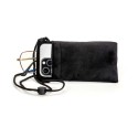 Funda de terciopelo para gafas – negra.