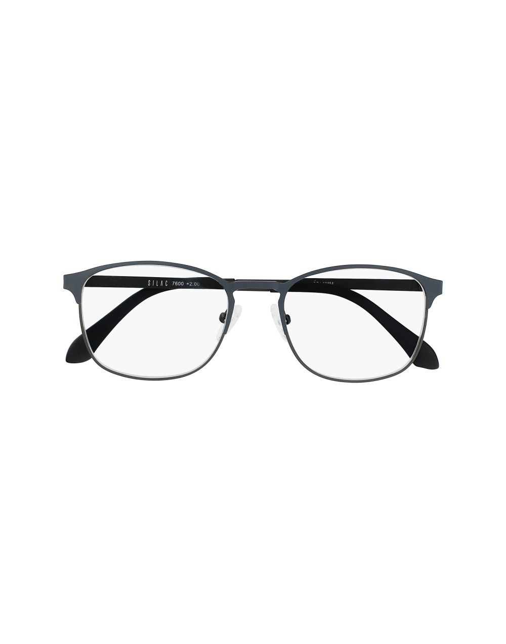 METAL GREY - Reading glasses grey metallic frame