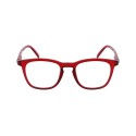 BURGUNDY - Reading glasses red transparent for man or woman